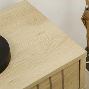 HOMCOM Masă Consolă Industrială 110cm, cu Sertare și Compartiment Deschis, Ideală pentru Hol sau Living, Design Modern | Aosom Romania