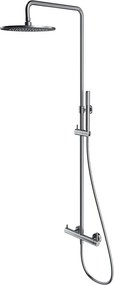 Coloana de dus cu baterie monocomanda Omnires Y finisaj nichel periat