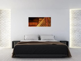 Tablou cu Louvre la Pris (120x50 cm)