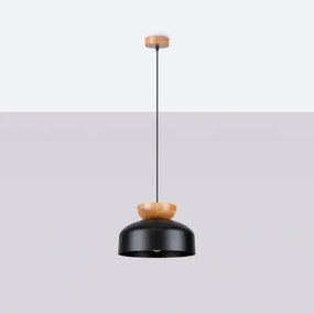 Lustră pe cablu Sollux SL.1351 MARION 1xE27/15W/230V negru