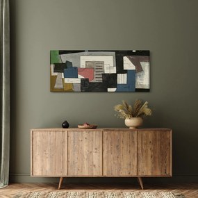 Tablou - Abstracție cubism (120x50 cm)