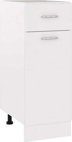 vidaXL Dulap inferior cu sertar “Lyon”, alb, 30x46x81,5 cm