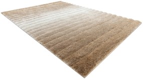 Covor FLIM 007-B2 modern shaggy, dunga - structural bej