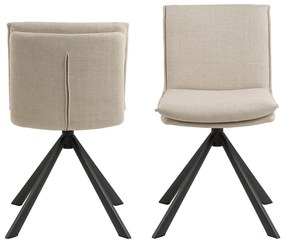 Scaun de dining crem Flynn – Actona