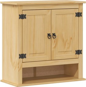 vidaXL Dulap baie de perete „Corona”, 70x33x71,5 cm, lemn masiv pin