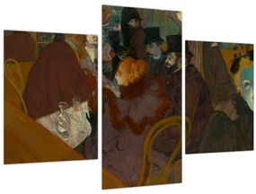 Tablou - Henri de Toulouse-Lautrec, At the Moulin Rouge, reproducere (90x60 cm)