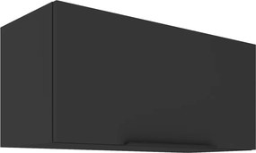 Dulap superior, negru, SIBER 80 GU-36 1F