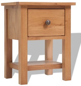 3053416 vidaXL Noptiere, 2 buc., 36x30x47cm, lemn masiv de stejar