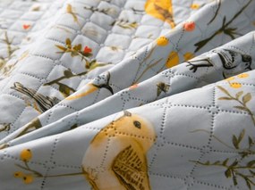 Cuvertura de pat SPRING BIRDS, colorata Dimensiune: 220 x 240 cm