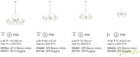 Aplica perete design rustic CORTE AP2 RUGGINE 057200