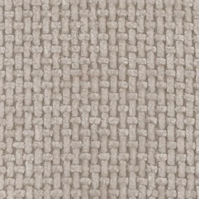 Taburet bej cu tapițerie din chenille – Ixia