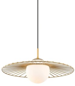 Lustră pe cablu SALLY 1xE27/40W/230V auriu ITALUX MDM-4003/1 GD