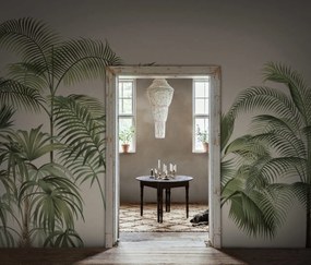 Fototapet, Retro Jungle, Green, Rebel Walls