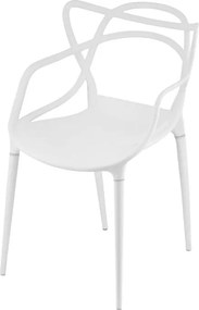 Set de gradina KATO SIRVON - 2 scaune si masuta rotunda, negru/alb