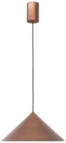 Pendul LED stil minimalist CONO D-24cm cupru