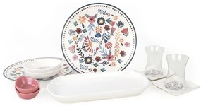 Set veselă cu11 piese My Ceramic Springtime