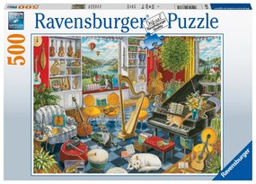 PUZZLE SALA DE MUZICA, 500 PIESE - RAVENSBURGER (RVSPA16836)