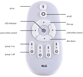 Panou LED aplicat dimabil FLAT LED/21W/230V Paul Neuhaus 16537-16-O + telecomandă