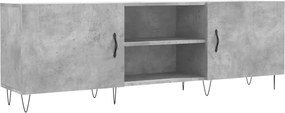 vidaXL Comodă TV, gri beton, 150x30x50 cm, lemn compozit