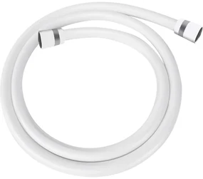 Furtun de dus Deante extensibil alb 150 cm