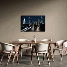 Tabloul metropolei nocturne (90x60 cm)
