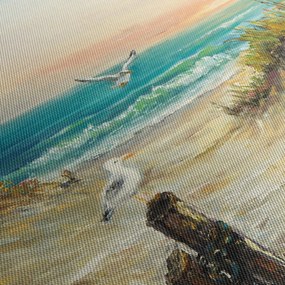 Tablou - Plaja cu nisip (120x50 cm)