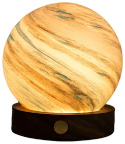 Decorațiune luminoasă maro/în culoare naturală închisă cu USB ø 8 cm Polar Cloud – Gingko