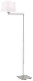 Lampadar/Lampa de podea pivotanta CARLTON nickel/alb