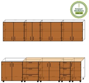 Configurator Bucatarie Modulara, Culoare Sonoma