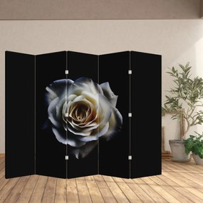 Paravan - Trandafir alb (210x170 cm)