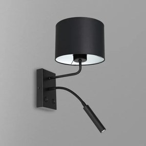 Lampă de perete ARDEN 1xE27/60W+1xG9/8W/230V negru/alb