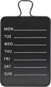 Panou decorativ din metal "Weekdays", H70 cm