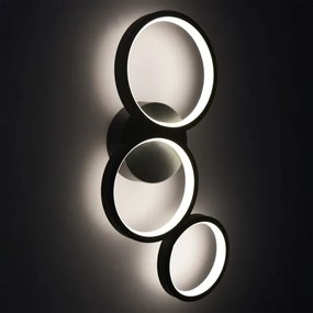 Aplică LED FLAMENCO LED/23W/230V 4000K negru