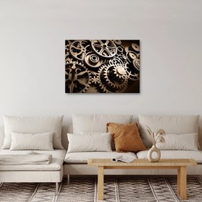 Tablou - Piese de ceas (70x50 cm)