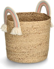 Cos de depozitare tesut cu iarba de mare, Ø 35 cm