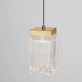 Lustra, Pendul LED suspendat alama aurie VANCE