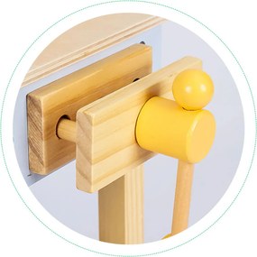 Masă DIY din lemn cu unelte și tablă 47 piese