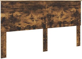 vidaXL Tăblie cap Stejar Afumat Lemn prelucrat