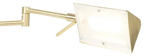 Lampă de masă de design aurie cu LED și dimmer tactil - Notia