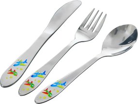 Orion Set de tacâmuri pentru copii AVIOANE, 3 piese