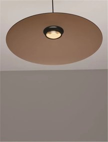 Lustra LED design modern POLIFEMO maro, 60cm