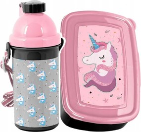 Set școală din 6 piese din cea mai recentă colecție pentru o fată, cu motiv unicorn