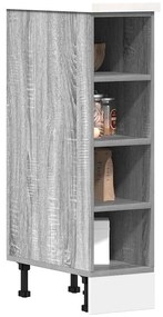 vidaXL Dulap inferior &quot;Riga&quot;, gri sonoma, 20x44,5x81,5 cm