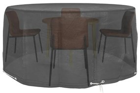 3155353 vidaXL Huse mobilier de grădină, 2 buc., 10 ocheți, rotund, Ø230x90 cm