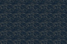 Tapet structura frunzelor în design luxos
