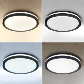 Brilagi - Plafonieră LED dimerizabilă NAOMI LED/48W/230V 3000–6500K Ø 39 cm neagră + telecomandă