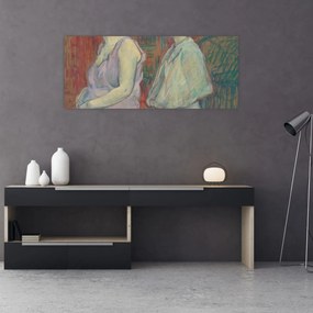 Tablou - Henri de Toulouse-Lautrec, Rue des Moulins, reproducere (120x50 cm)