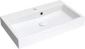 Lavoar suspendat alb Omnires Thasos M+ 70 cm