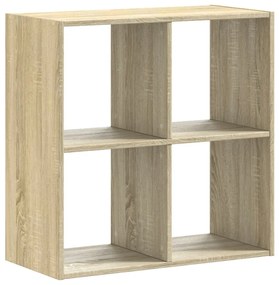 852827 vidaXL Bibliotecă, stejar sonoma, 68,5x32x68,5 cm, lemn prelucrat