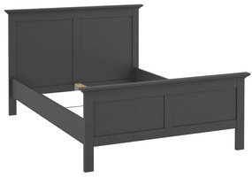 Pat matrimonial gri 140x200 cm Paris – Tvilum